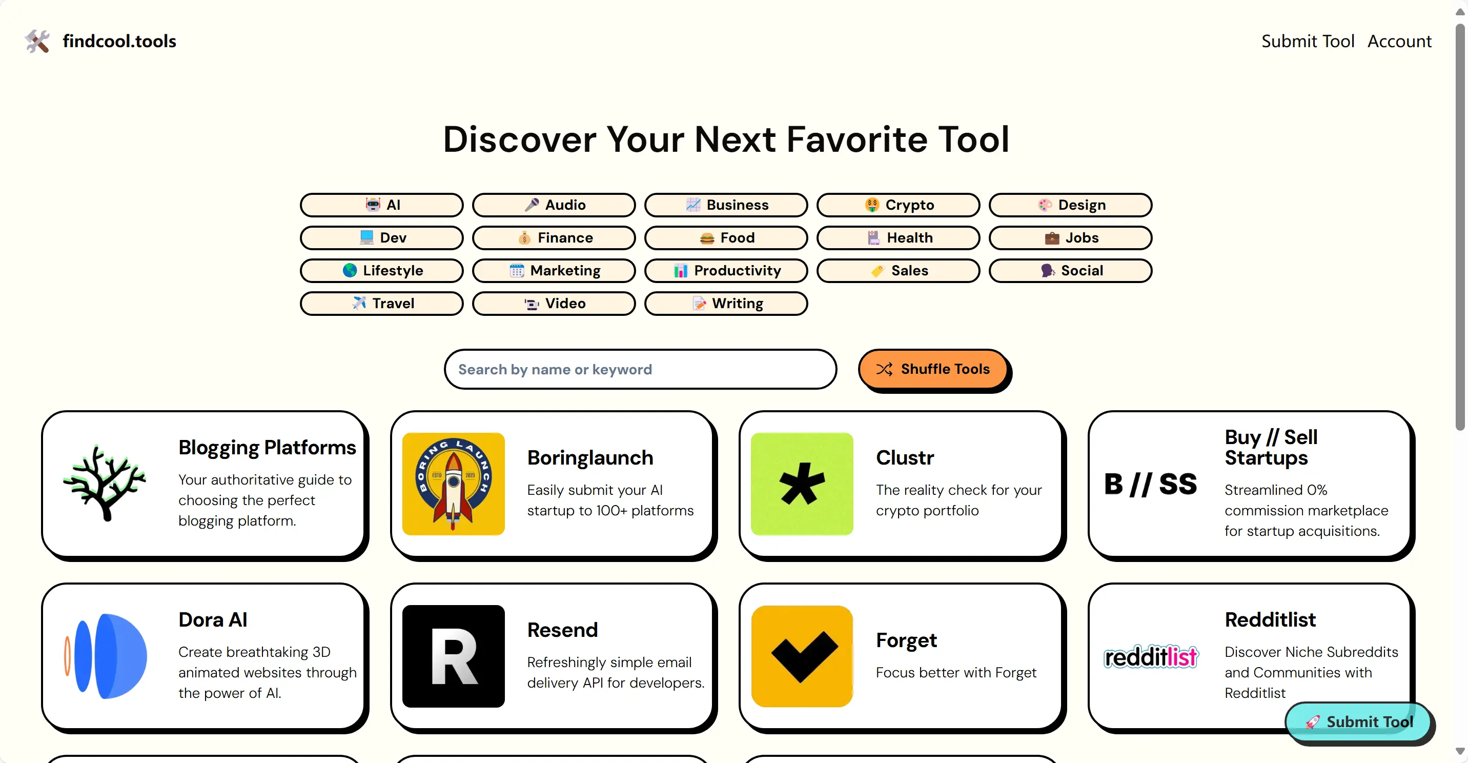 Find Cool Tools Find Cool Tools