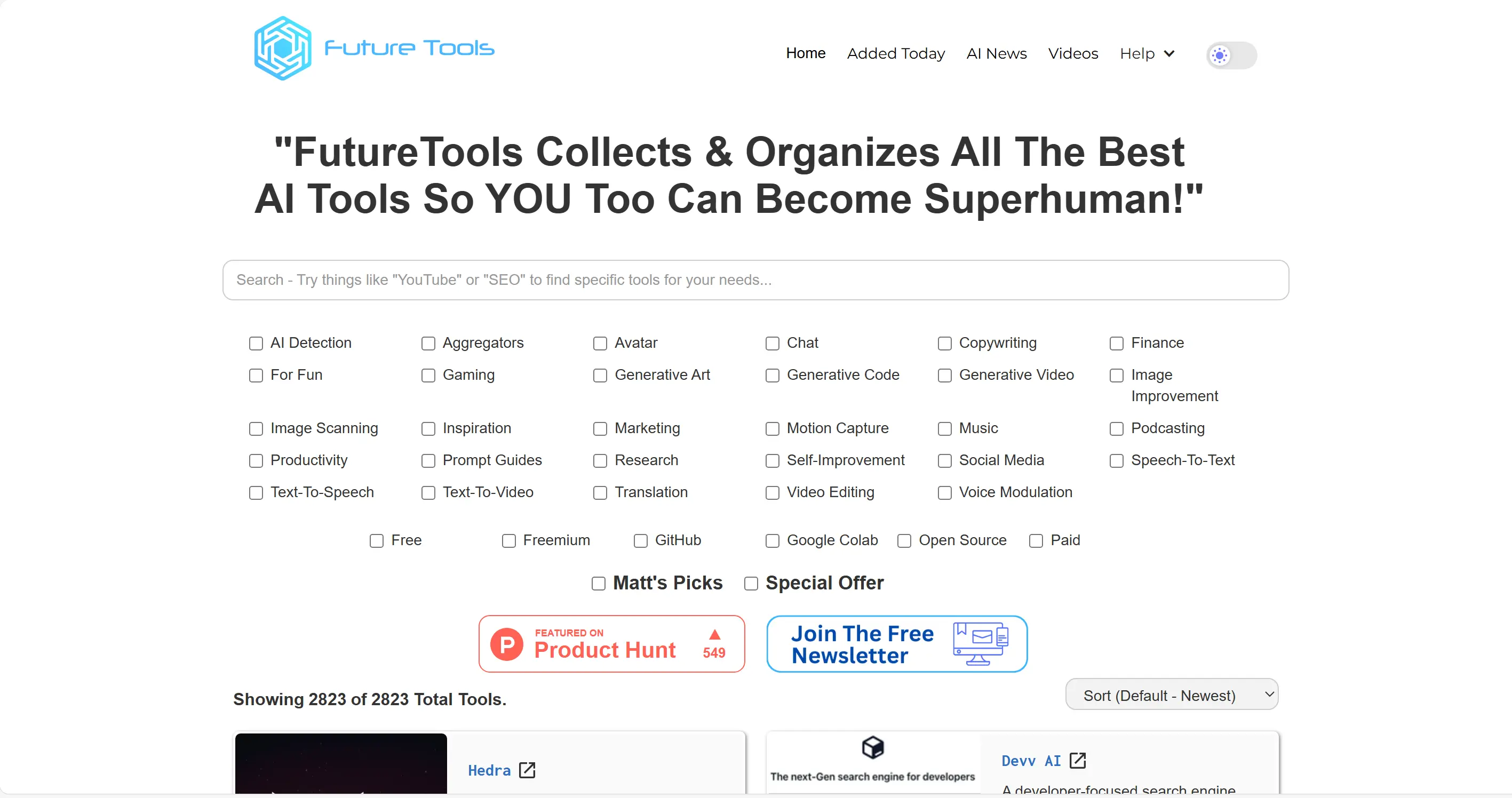 Future Tools