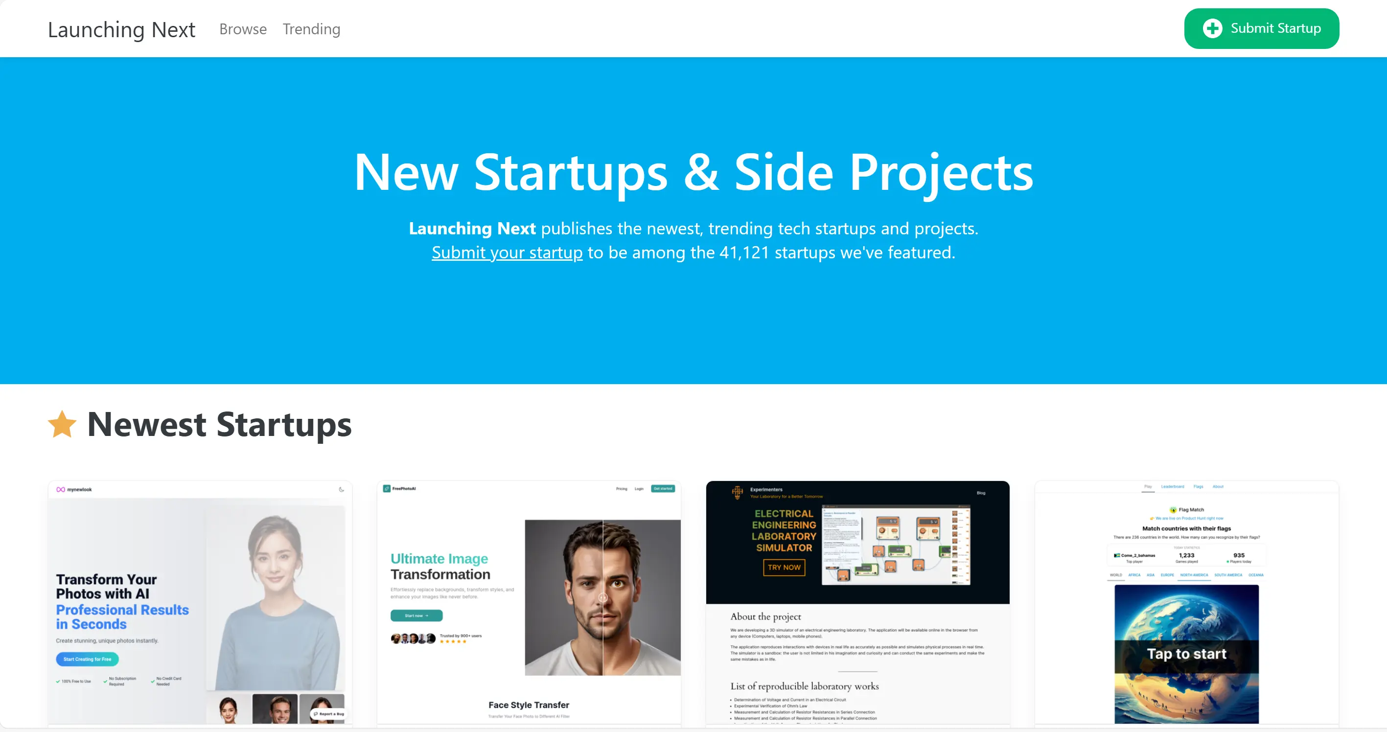 Launching Next