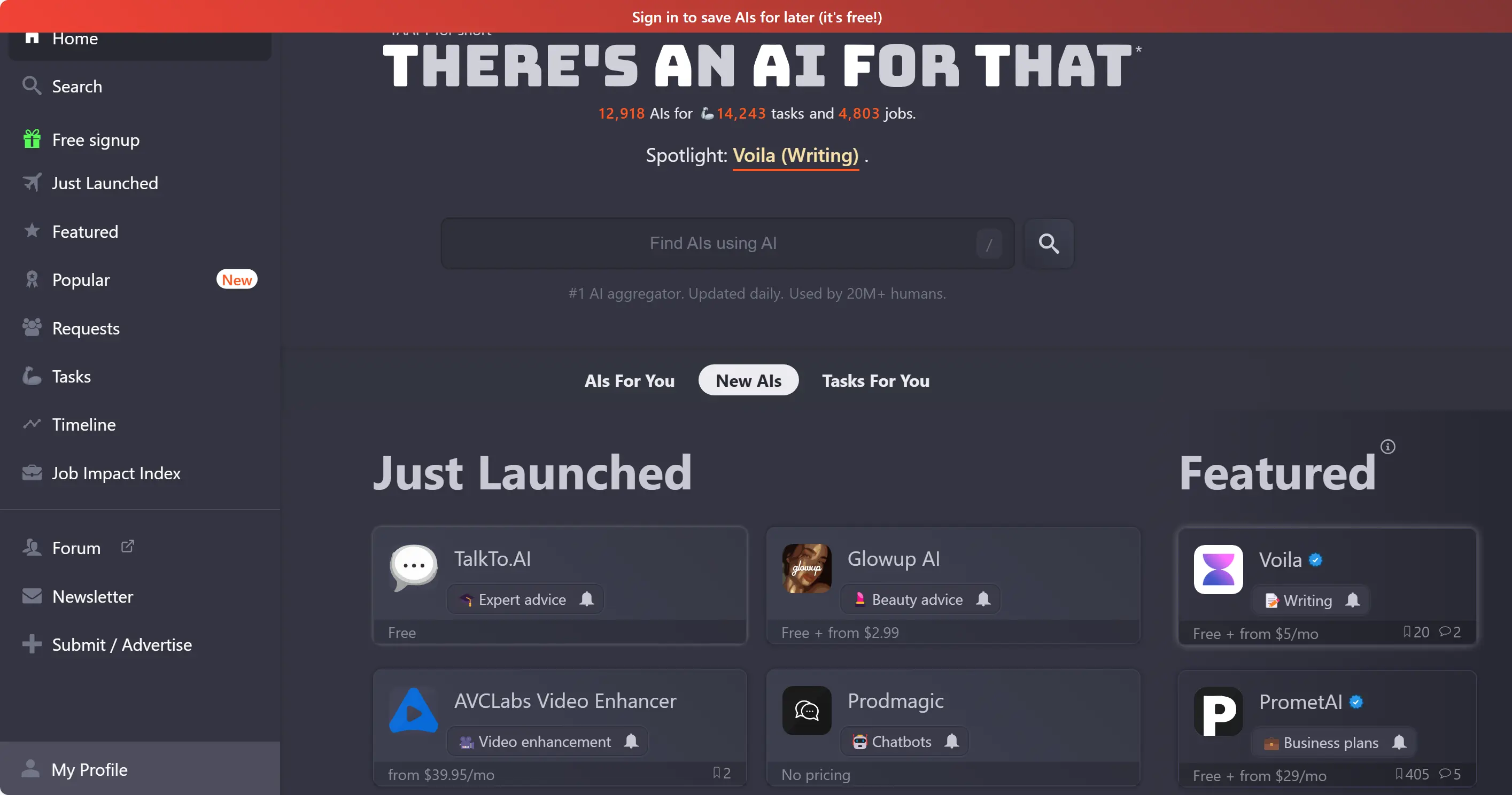 There's An AI For That
